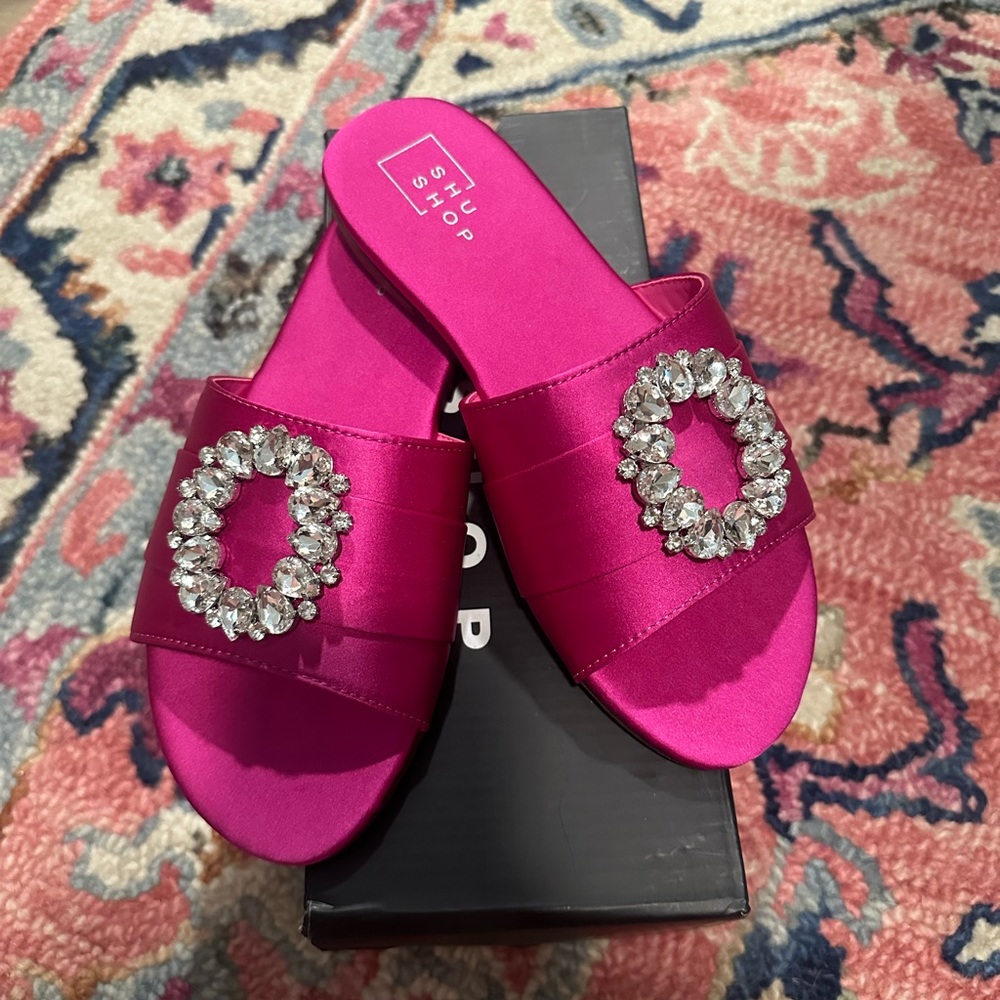ShuShop Pink Sandals Size 6.5